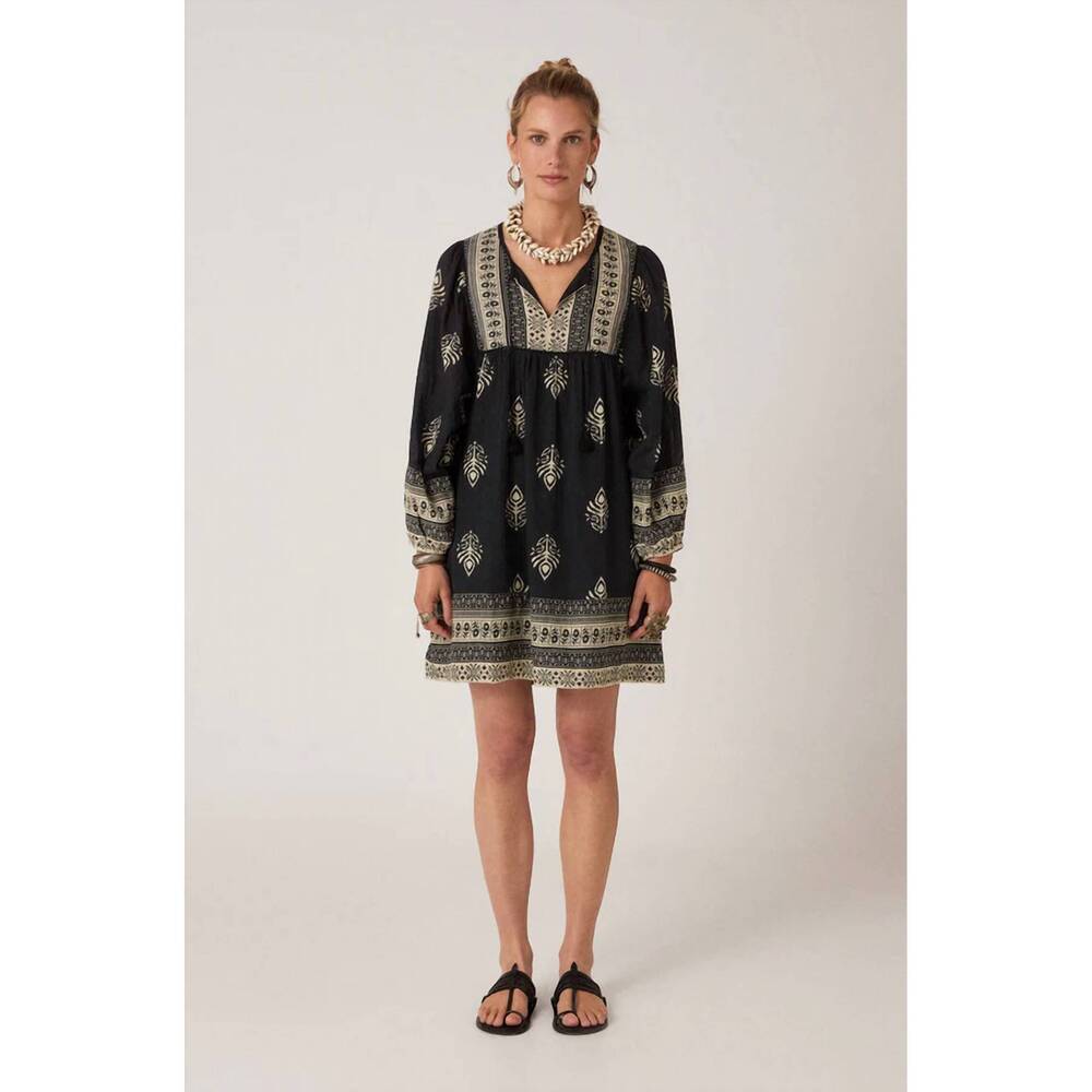 NEW MAISON HOTEL celeste dress in black henna